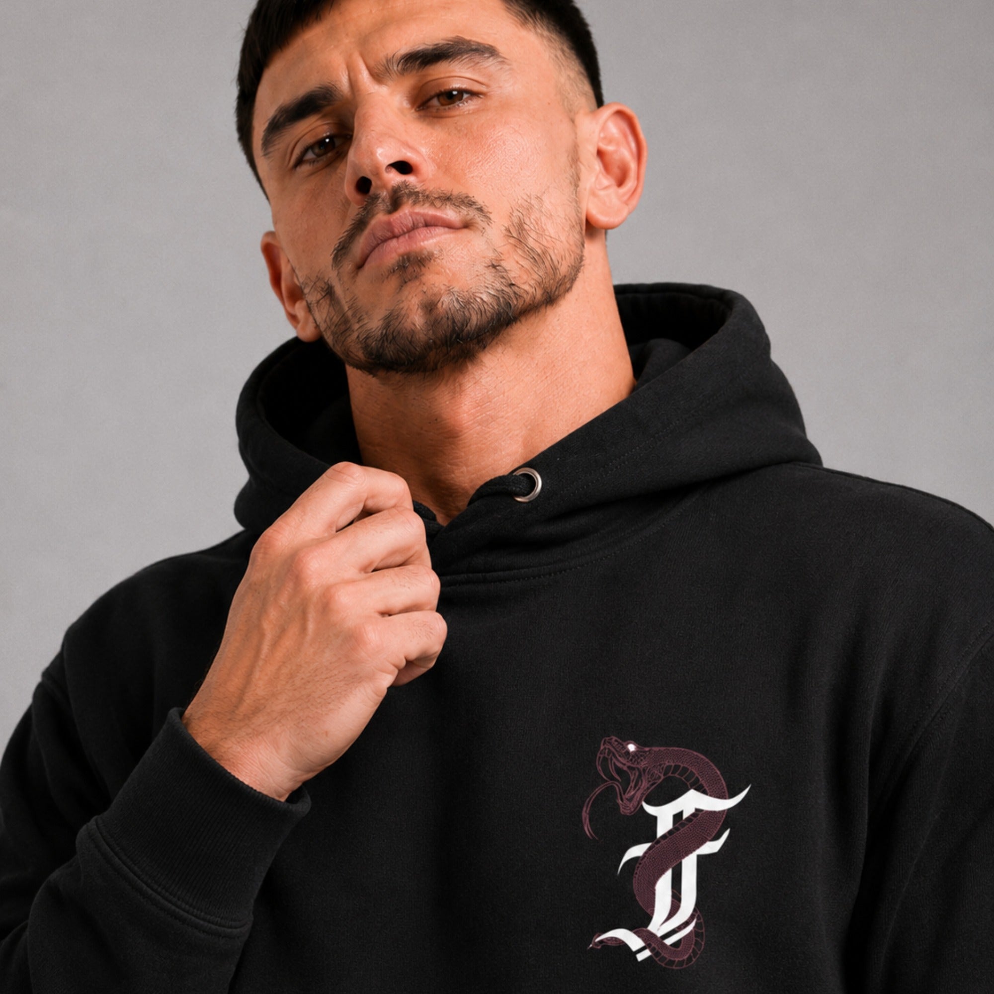 Anaconda Hoodie Black/Red