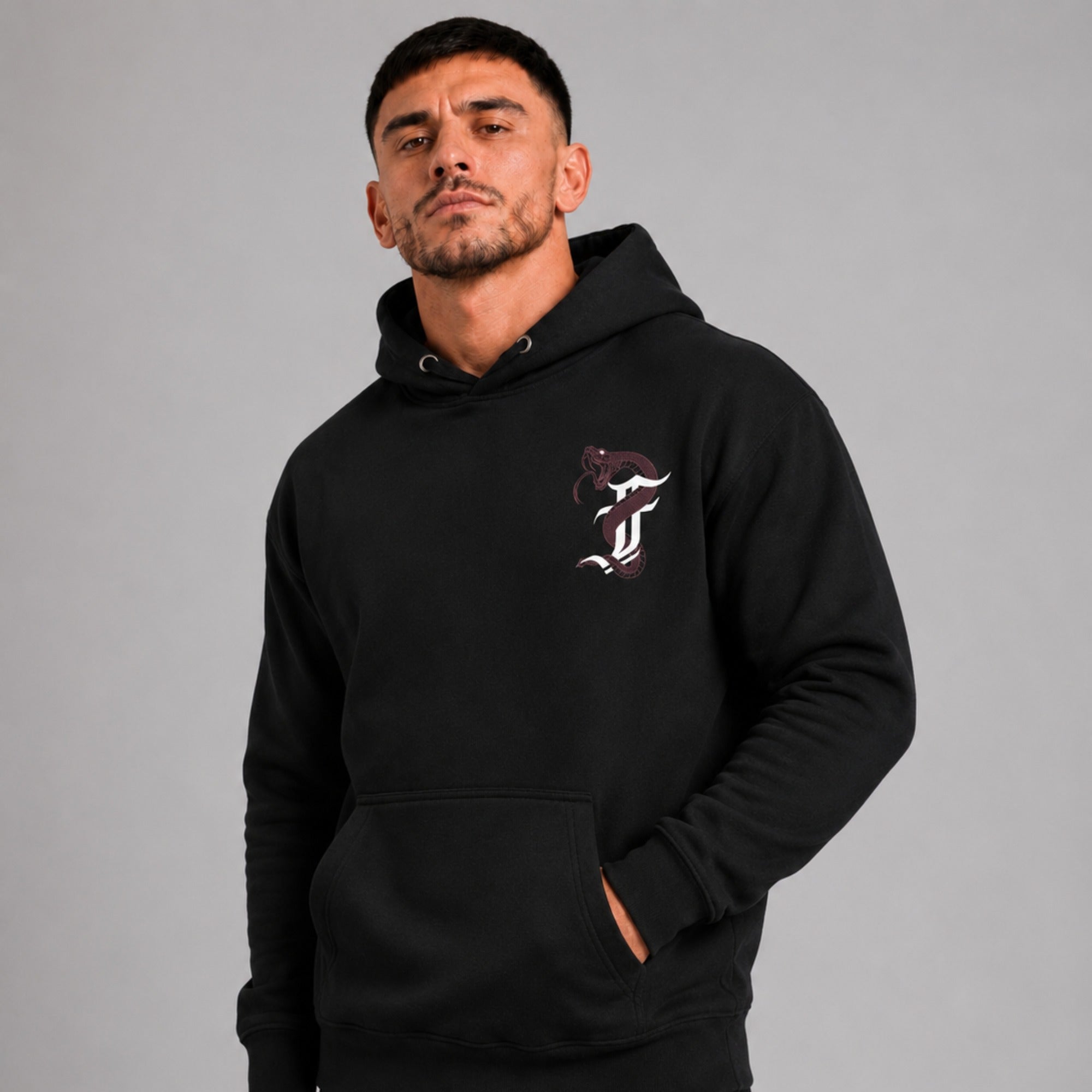 Anaconda Hoodie Black/Red