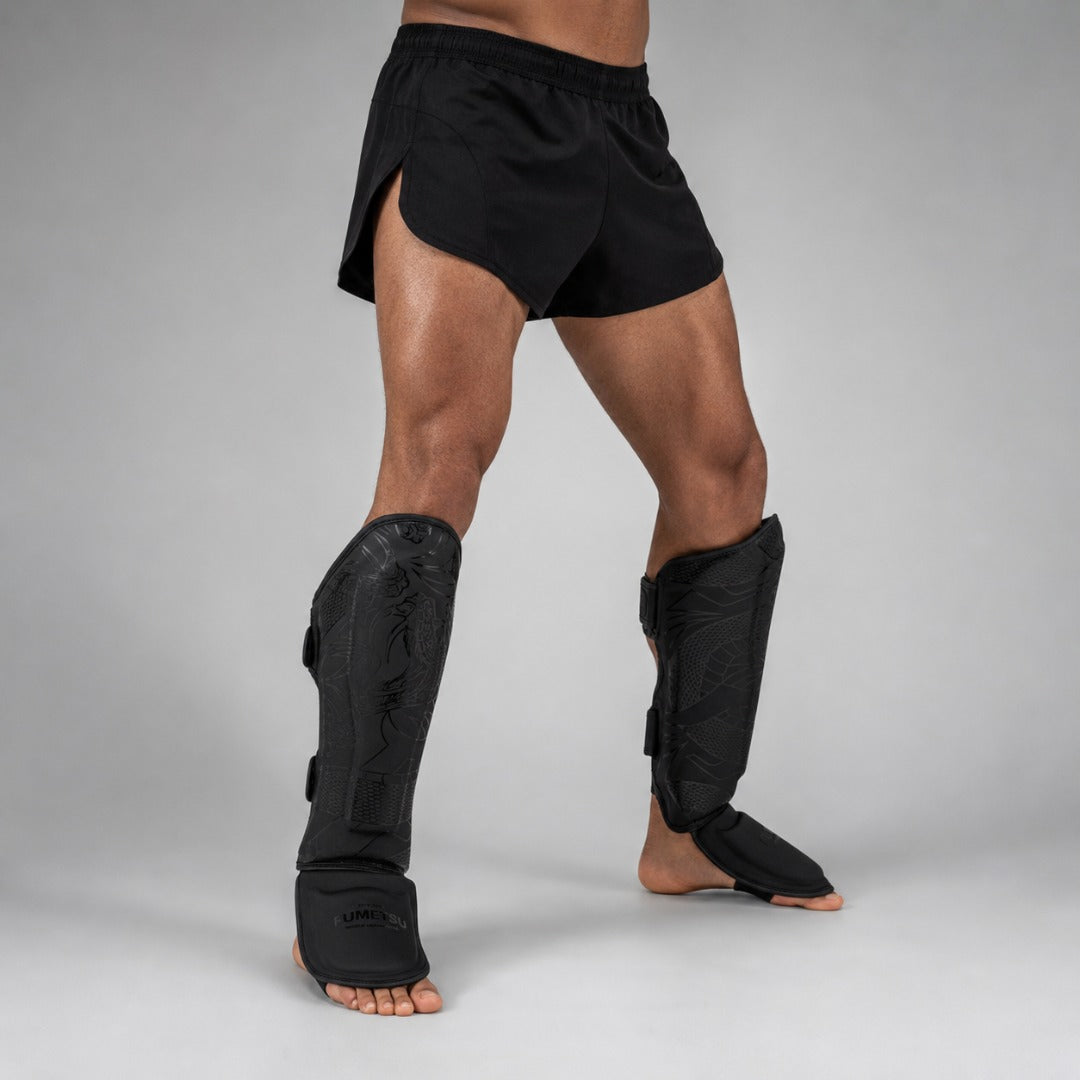 Anaconda Shin/Instep Guards Black/Black Lifestyle 4
