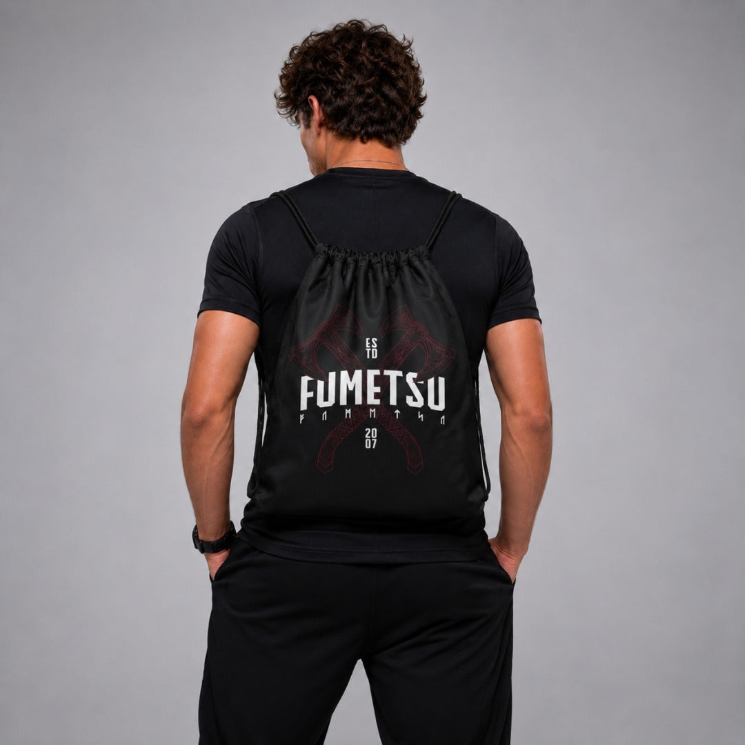 Berserker Drawstring Bag Black