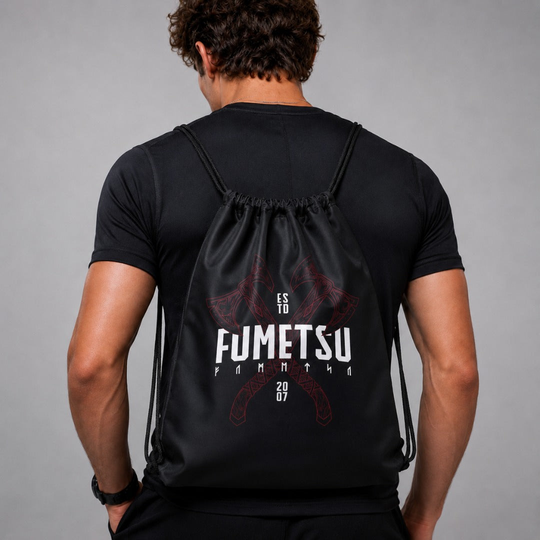 Berserker Drawstring Bag Black