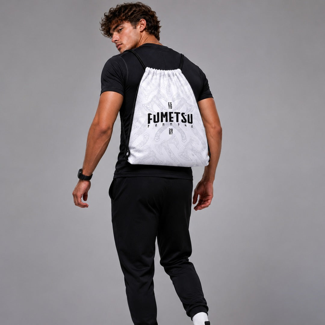 Berserker Drawstring Bag White