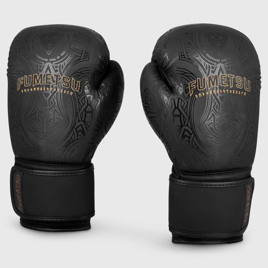 Black/Bronze Mjolnir Boxing Gloves