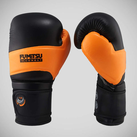Black/Orange Ghost Boxing Gloves