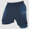 Short de combat double couche Mjolnir bleu/noir