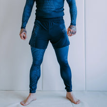 Blue/Black Mjolnir V-Lite Fight Shorts