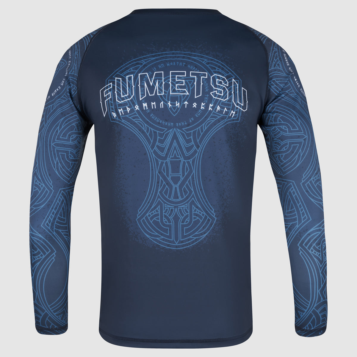 Blue/Black Mjolnir Long Sleeve Rash Guard - Fumetsu
