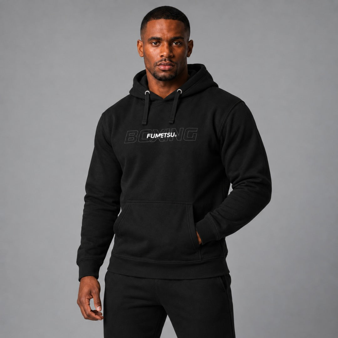 Boxing Discipline Hoodie Black Lifestyle 1