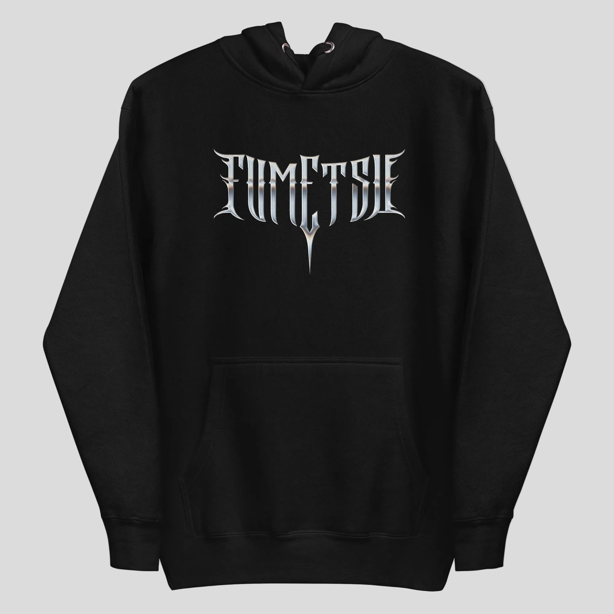 Brushed Metal Hoodie Black