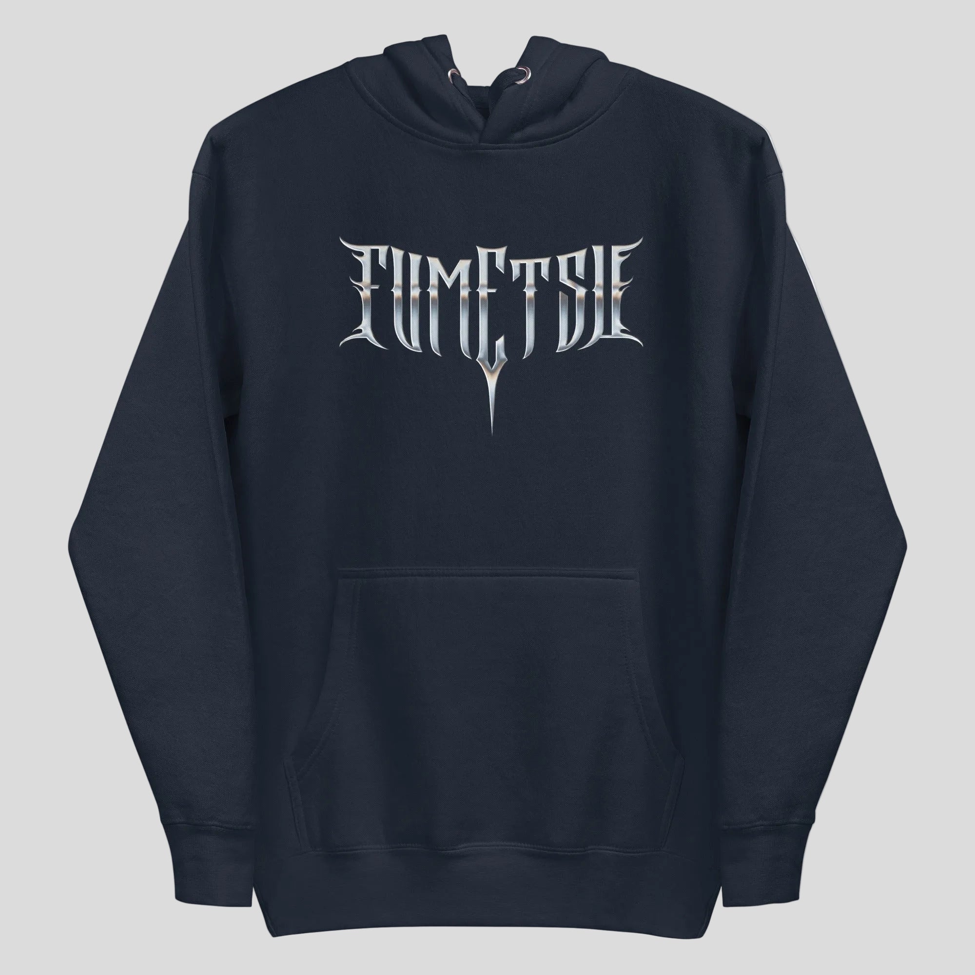 Brushed Metal Hoodie Navy