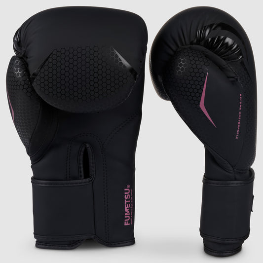 Black/Rose Ghost MK2 Boxing Gloves