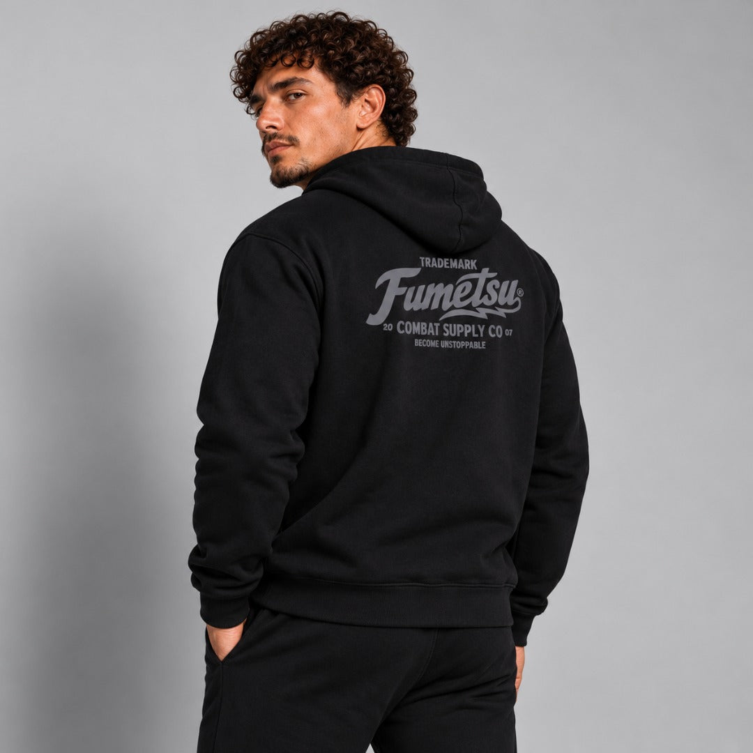 Combat Supply Co. Hoodie Black/Grey Lifestyle 2