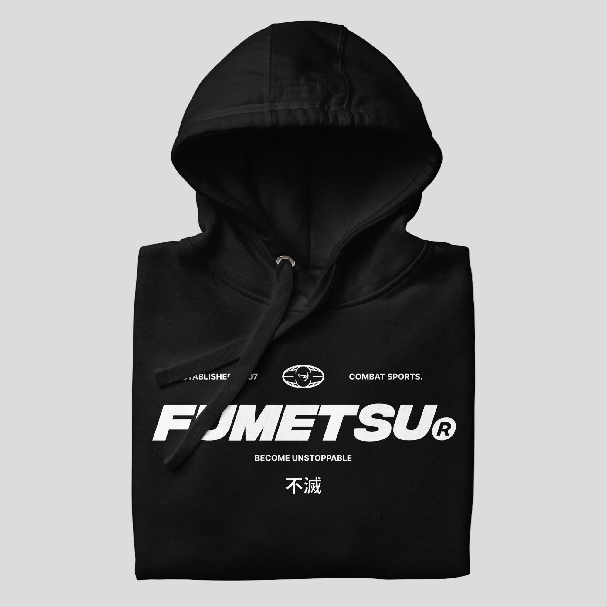Combat Core Hoodie Black Folded