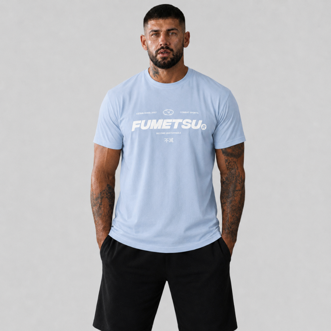 Combat Core T-Shirt Blue Lifestyle 2