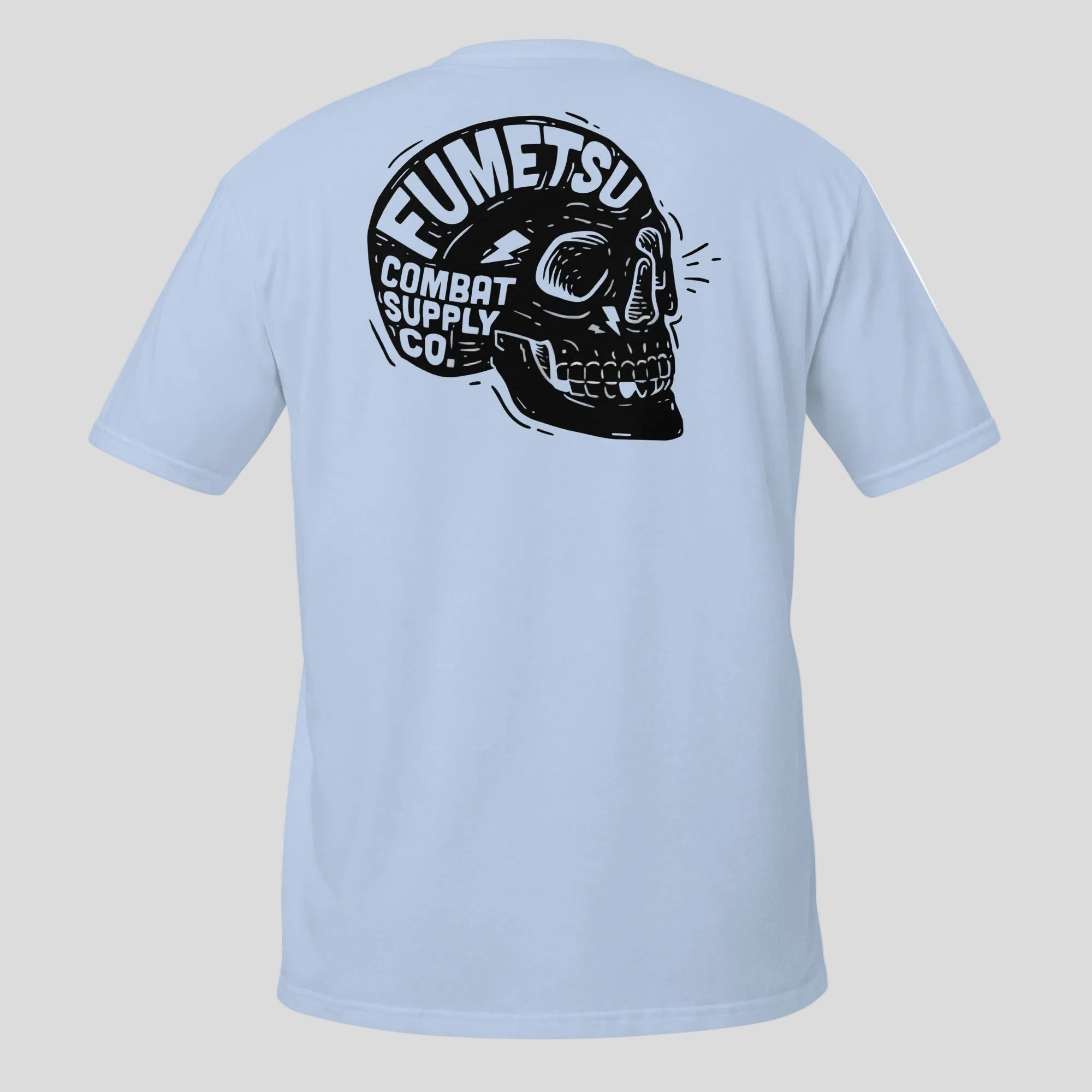 Combat Mind T-Shirt Blue Back