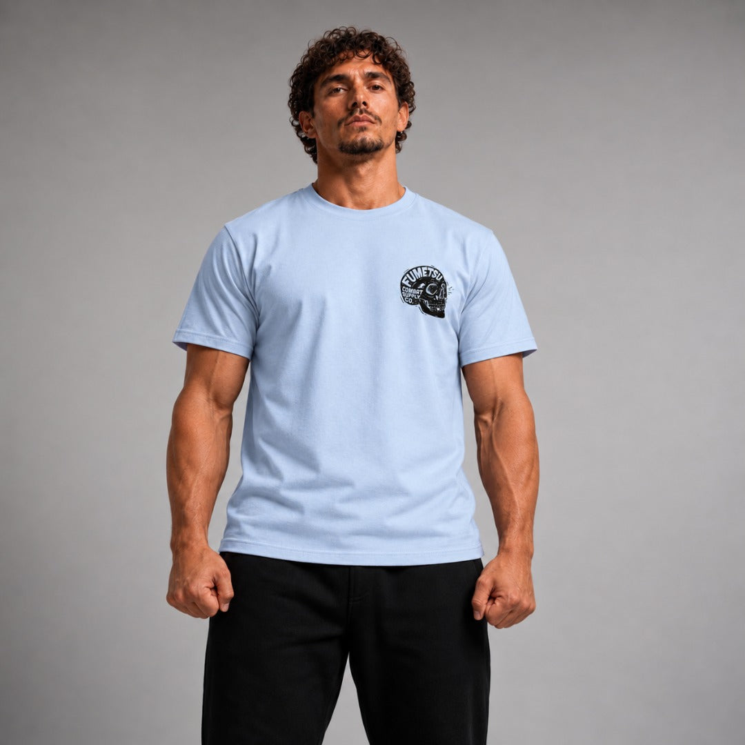 Combat Mind T-Shirt Blue Lifestyle 1