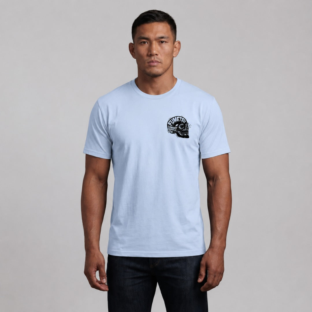 Combat Mind T-Shirt Blue Lifestyle 3