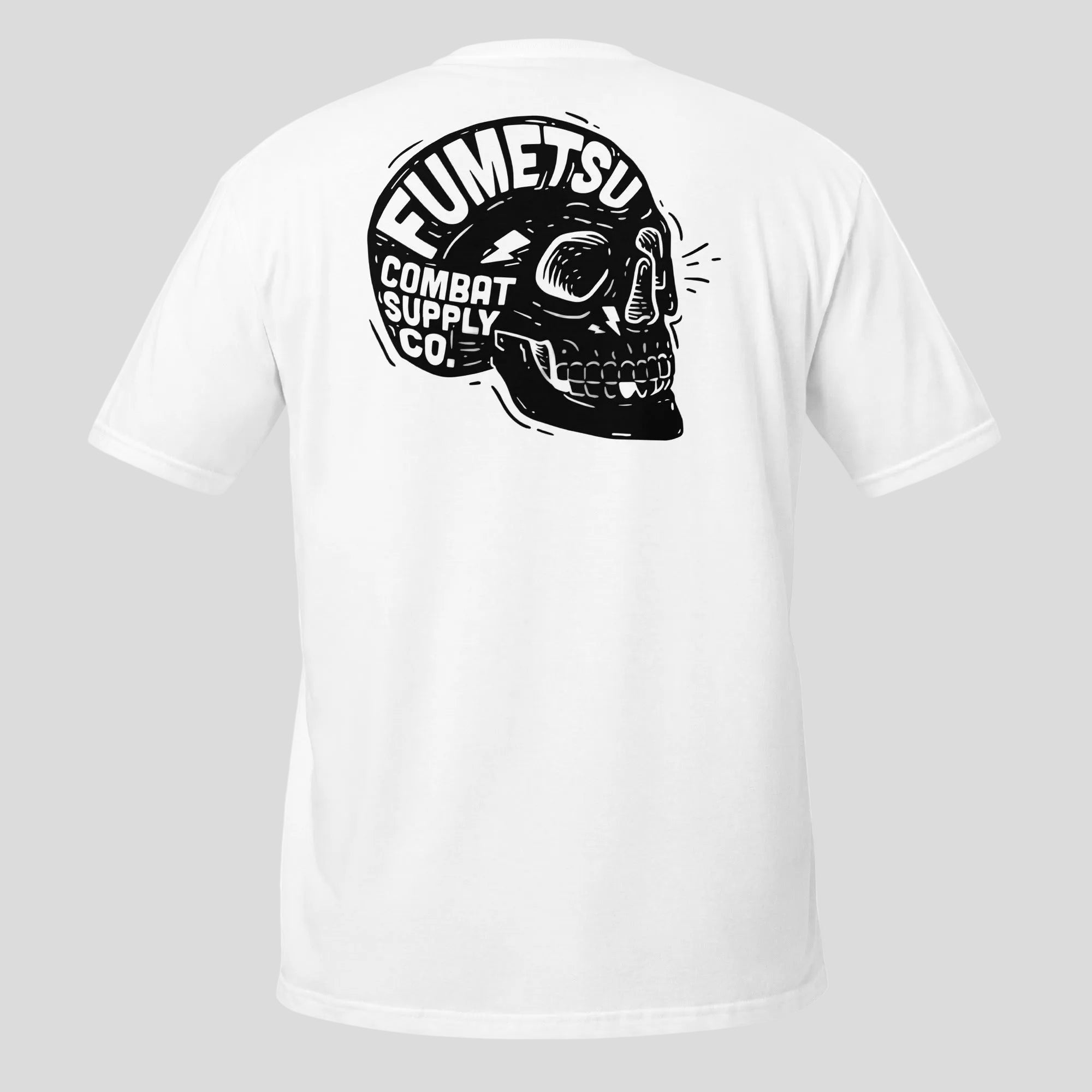 Combat Mind T-Shirt White Back