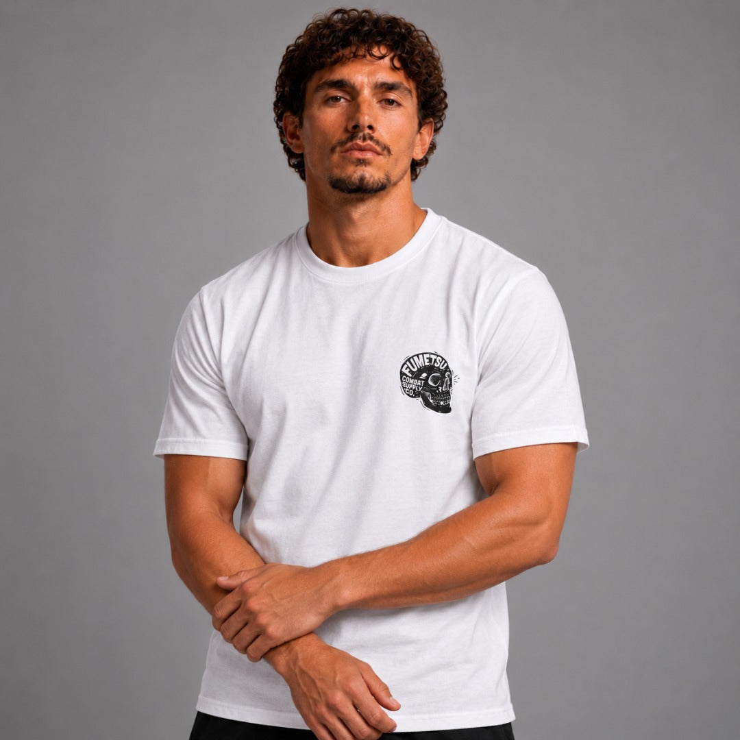 Combat Mind T-Shirt White Lifestyle 3