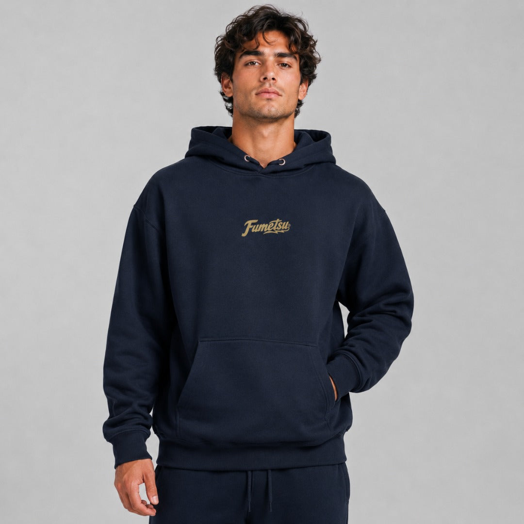 Combat Supply Co. Hoodie Navy/Gold