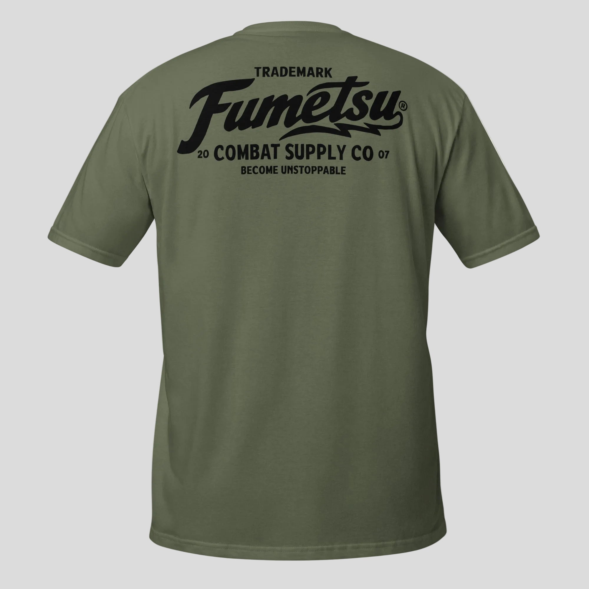 Combat Supply Co. T-Shirt Khaki/Black Back