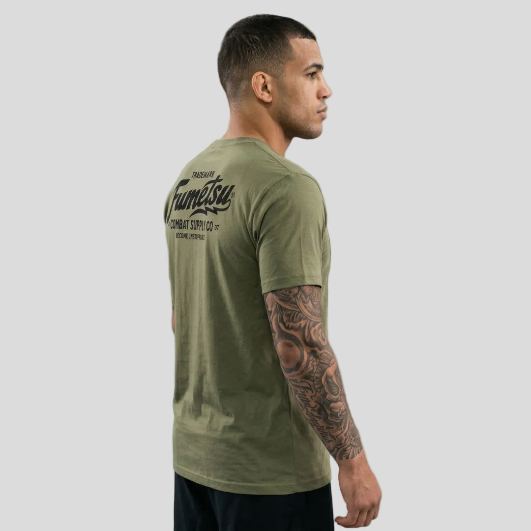 Combat Supply Co. T-Shirt Khaki/Black
