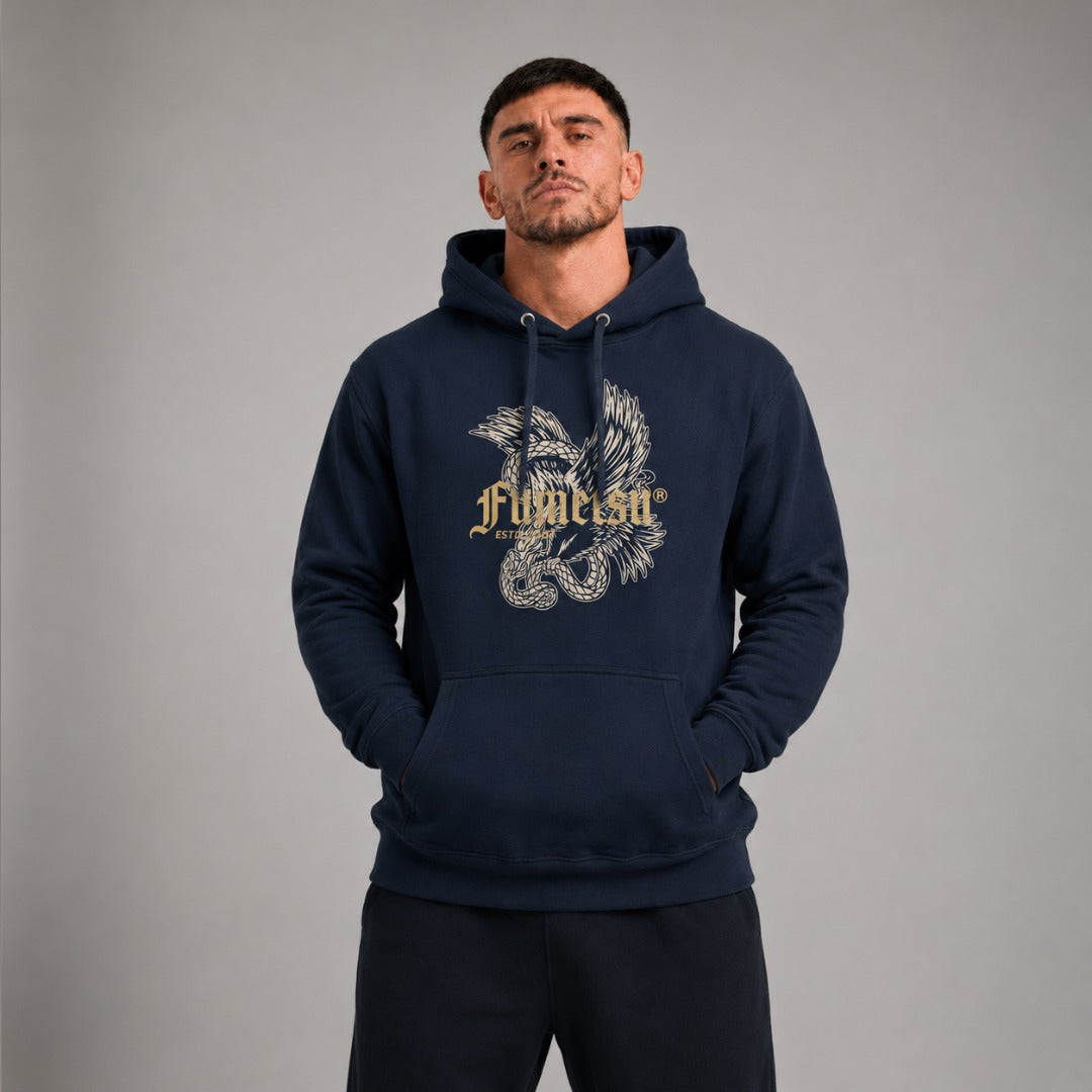 Death From Above Hoodie Navy