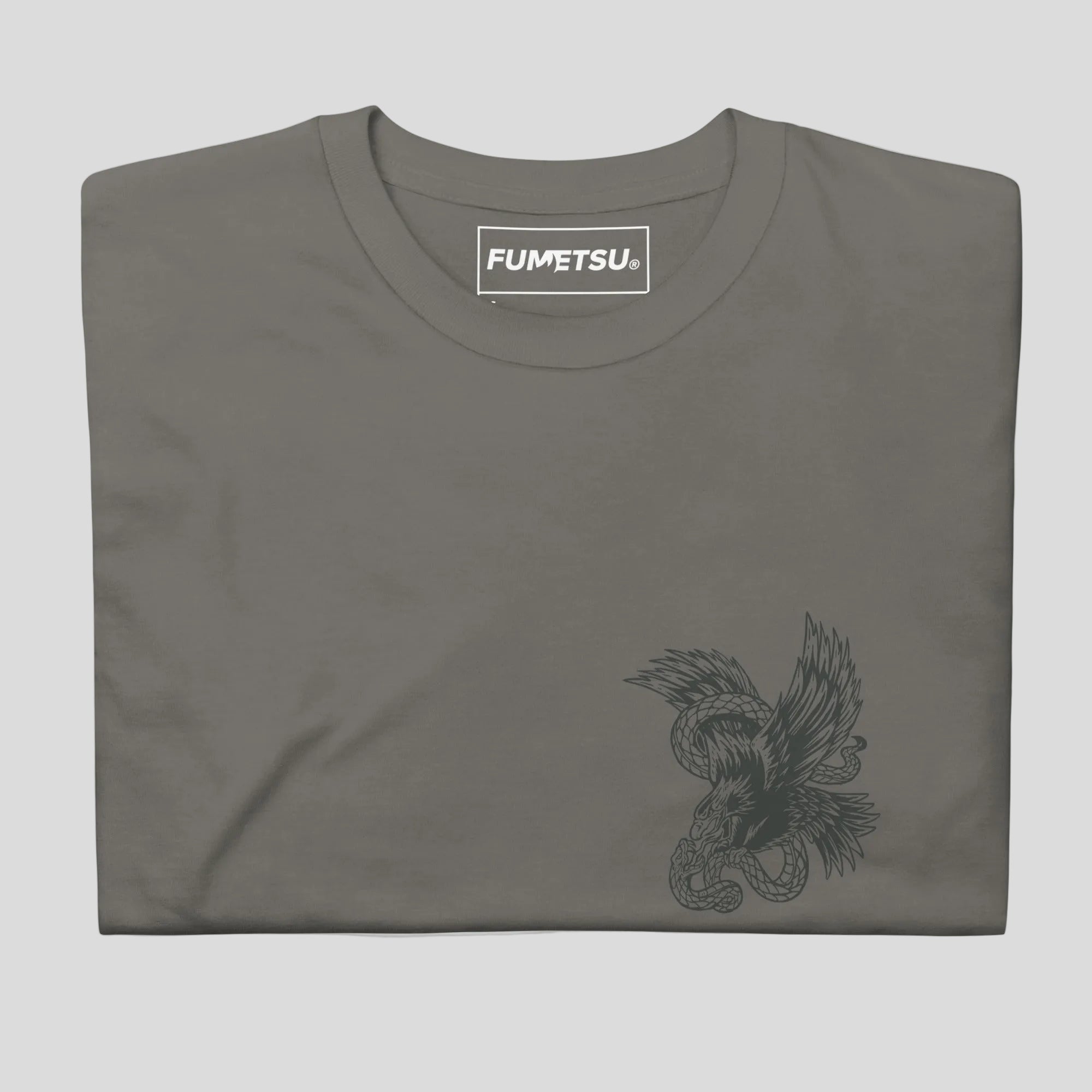 Death From Above T-Shirt Charcoal Folded