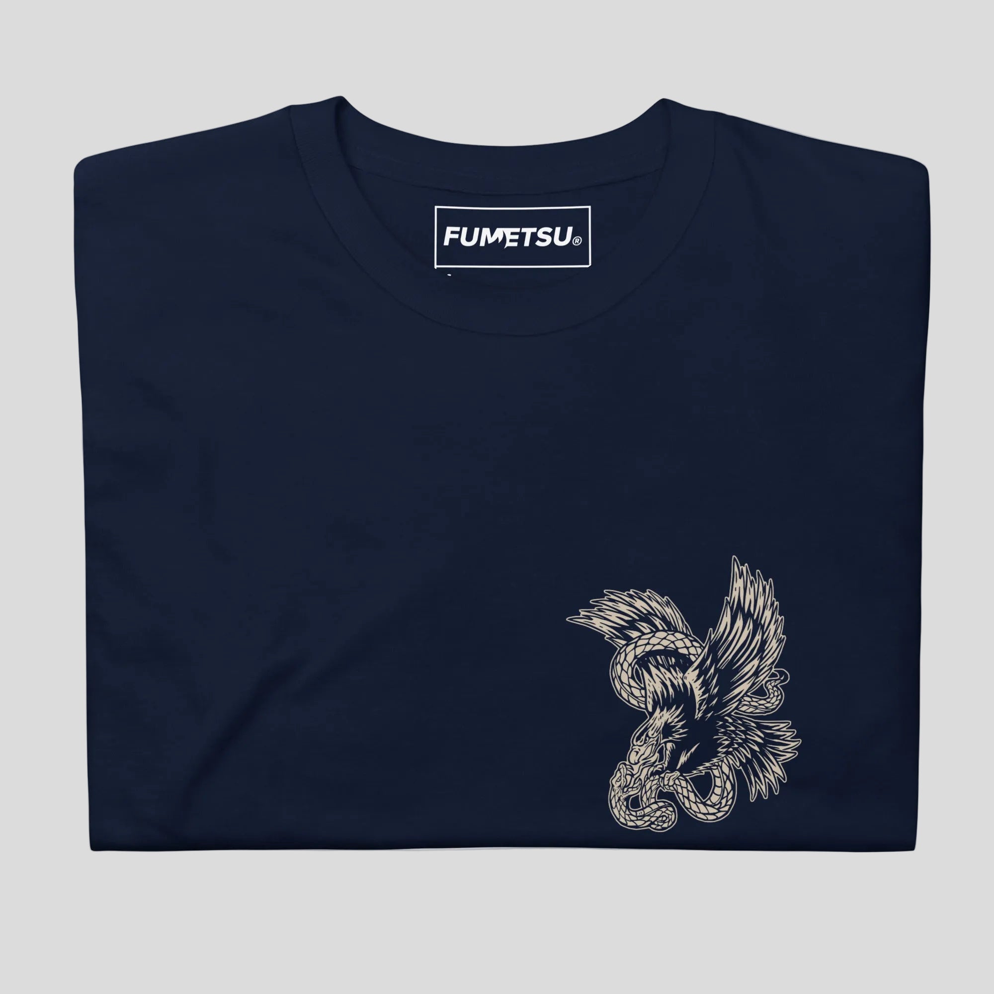 Death From Above T-Shirt Navy Folded