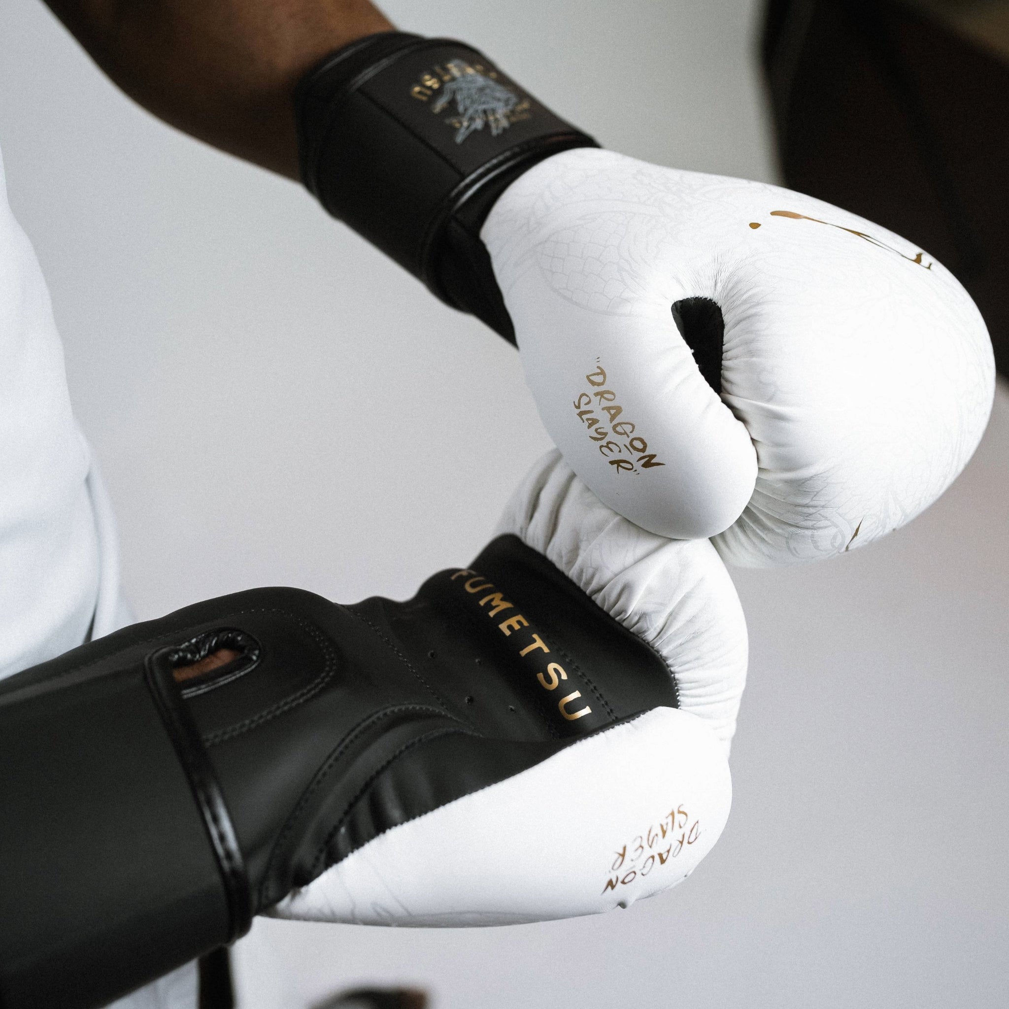 Dragon Slayer Boxing Gloves White Inside