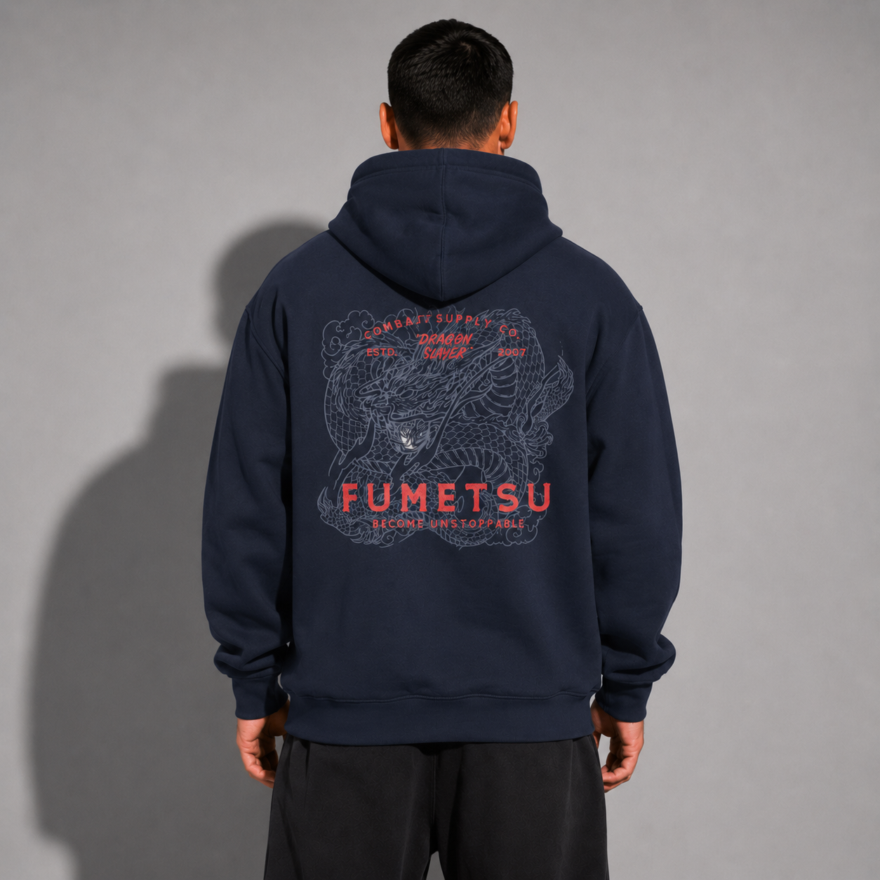 Dragon Slayer Hoodie Navy