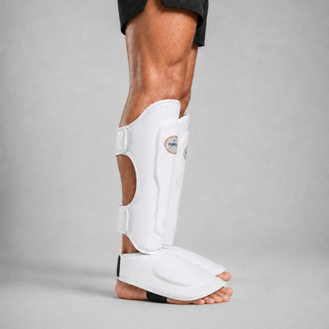 FMT1 Thai Shin Guards White
