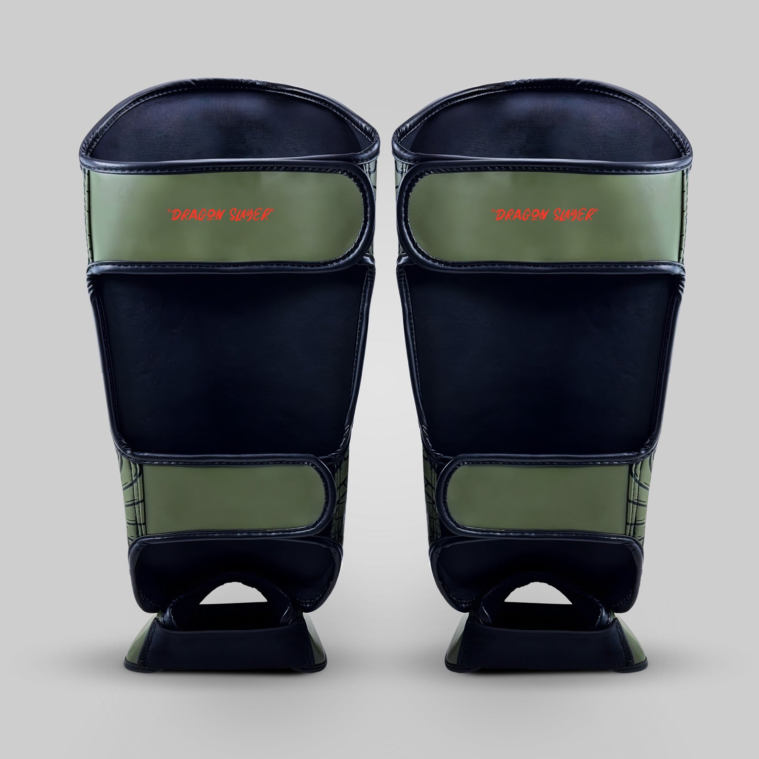 Dragon Slayer Shin Guards Khaki/Orange