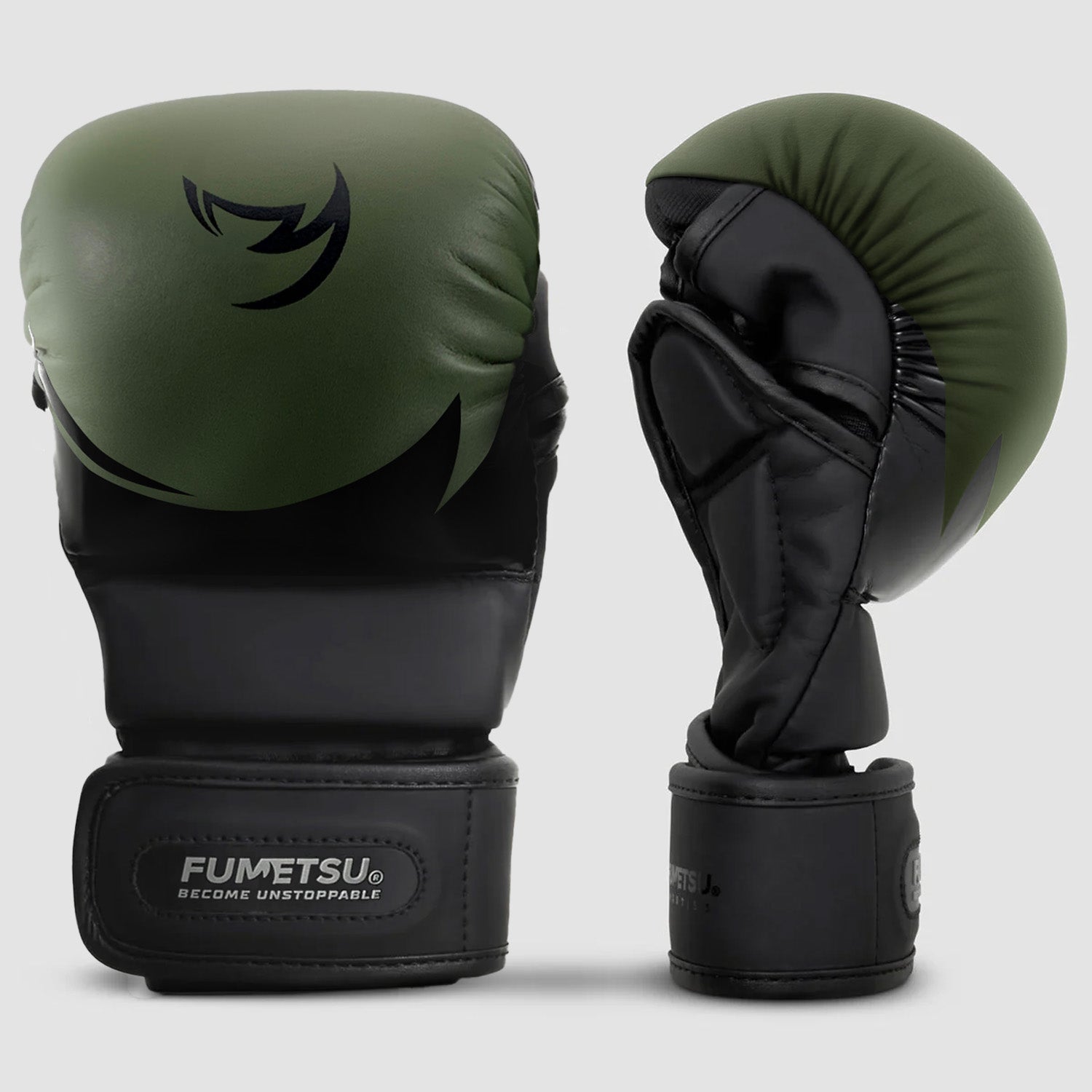 jiu jitsu handschuhe Khaki/Schwarz Ghost S3 MMA Sparring Handschuhe von Fumetsu