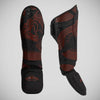 Anaconda Shin/Instep Guards Black/Red