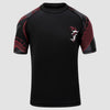 Anaconda Womens Short Sleeve Rash Guard Black/Red