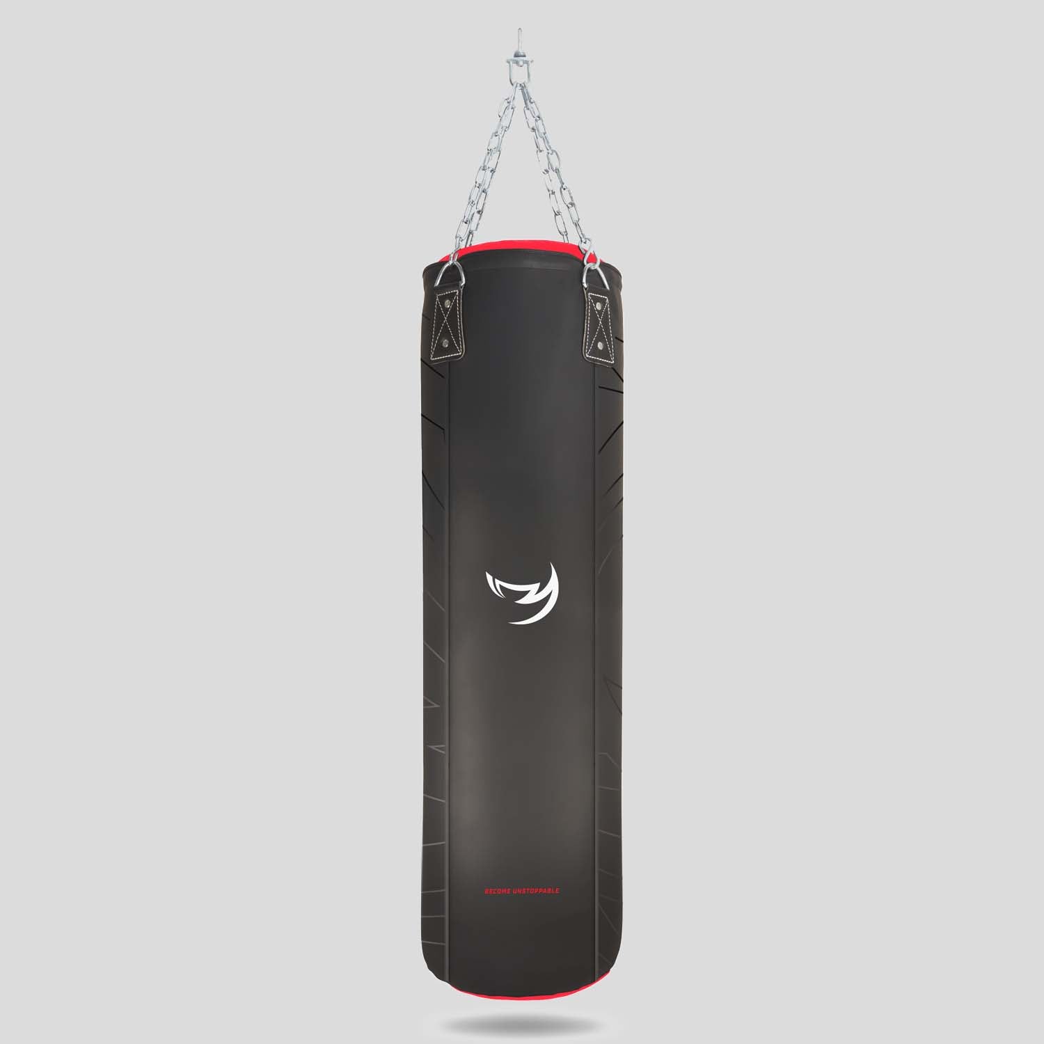 Icon 4ft Punch Bag Black/Red/White