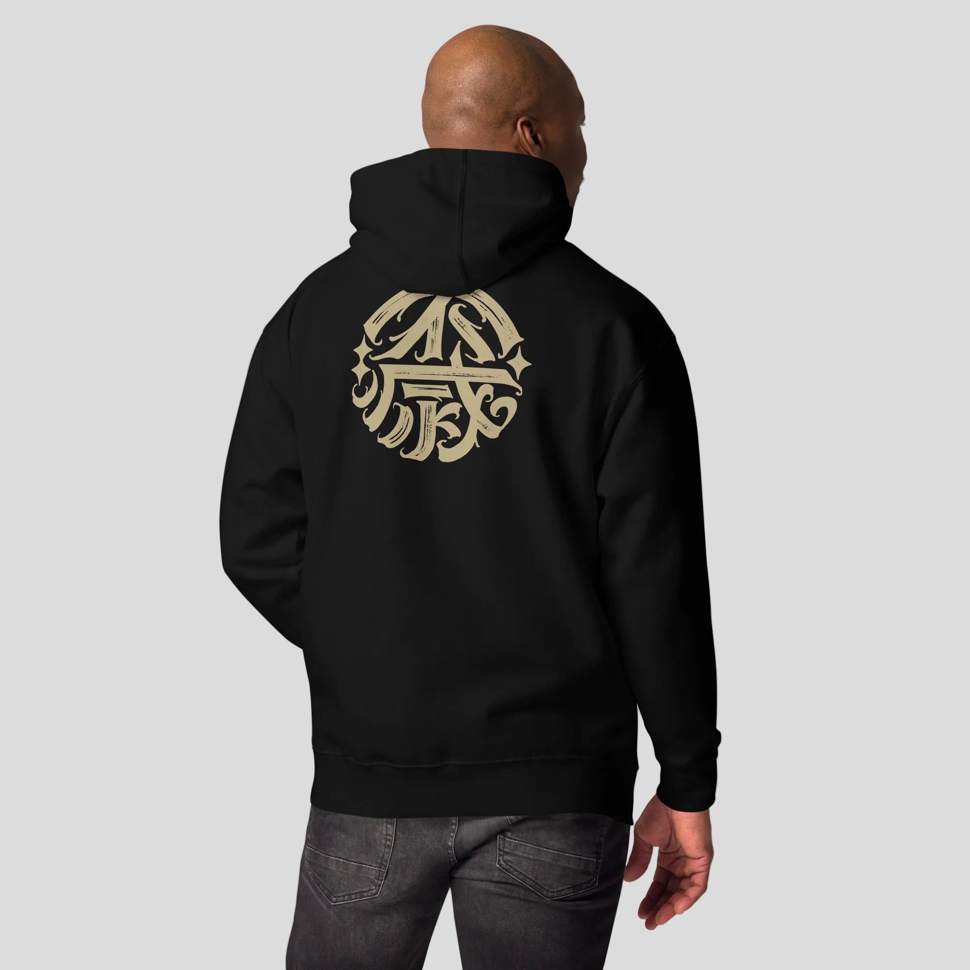 Ikigai Hoodie Black/Gold