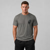 Inked - Skulls T-Shirt Charcoal/Red