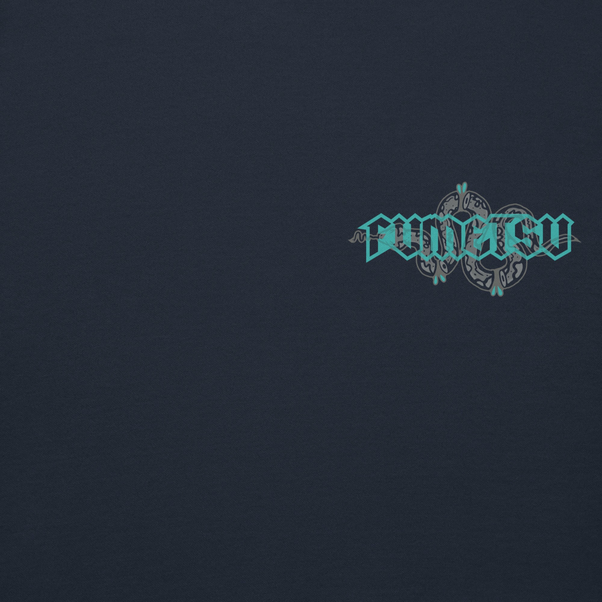 Inked - Snake Hoodie Navy/Teal