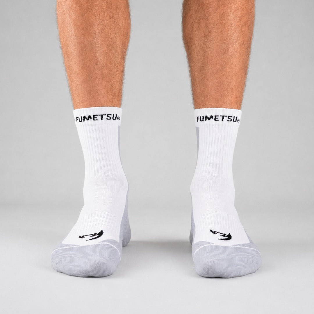 Ghost 2 Pack Socks White/Grey Lifestyle 1