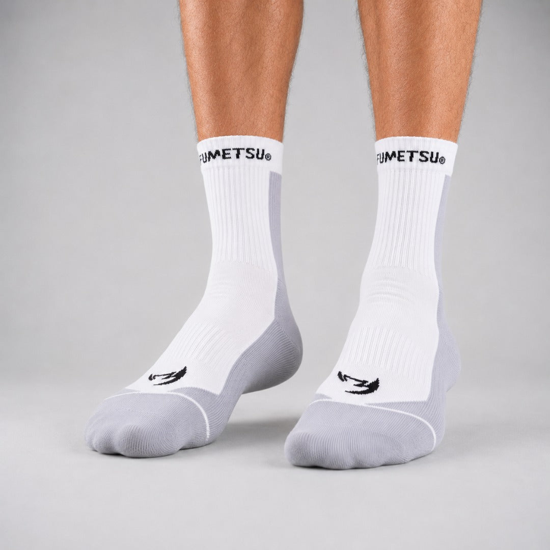 Ghost 2 Pack Socks White/Grey Lifestyle 4