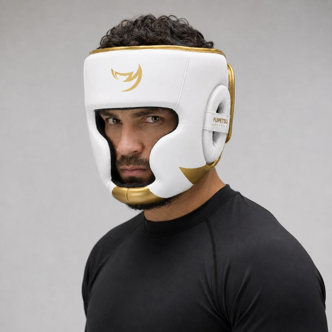 Ghost S3 Head Guard White/Gold