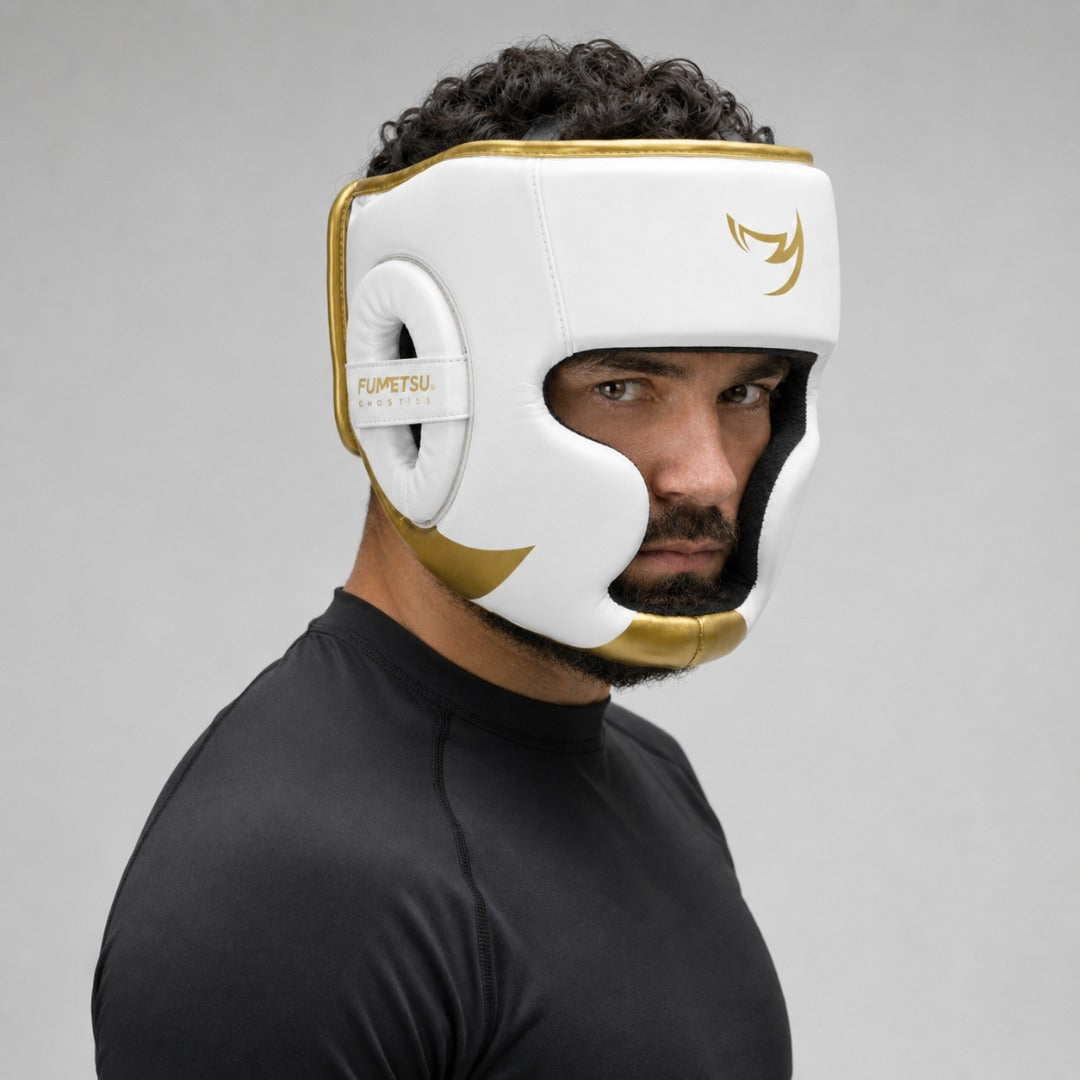 Ghost S3 Head Guard White/Gold