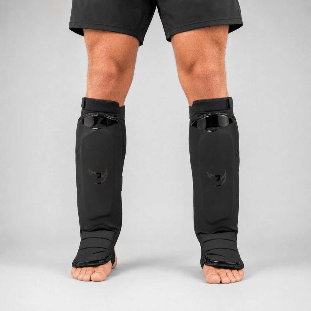 Ghost S3 MMA Shin Guards Black/Black Lifestyle 1