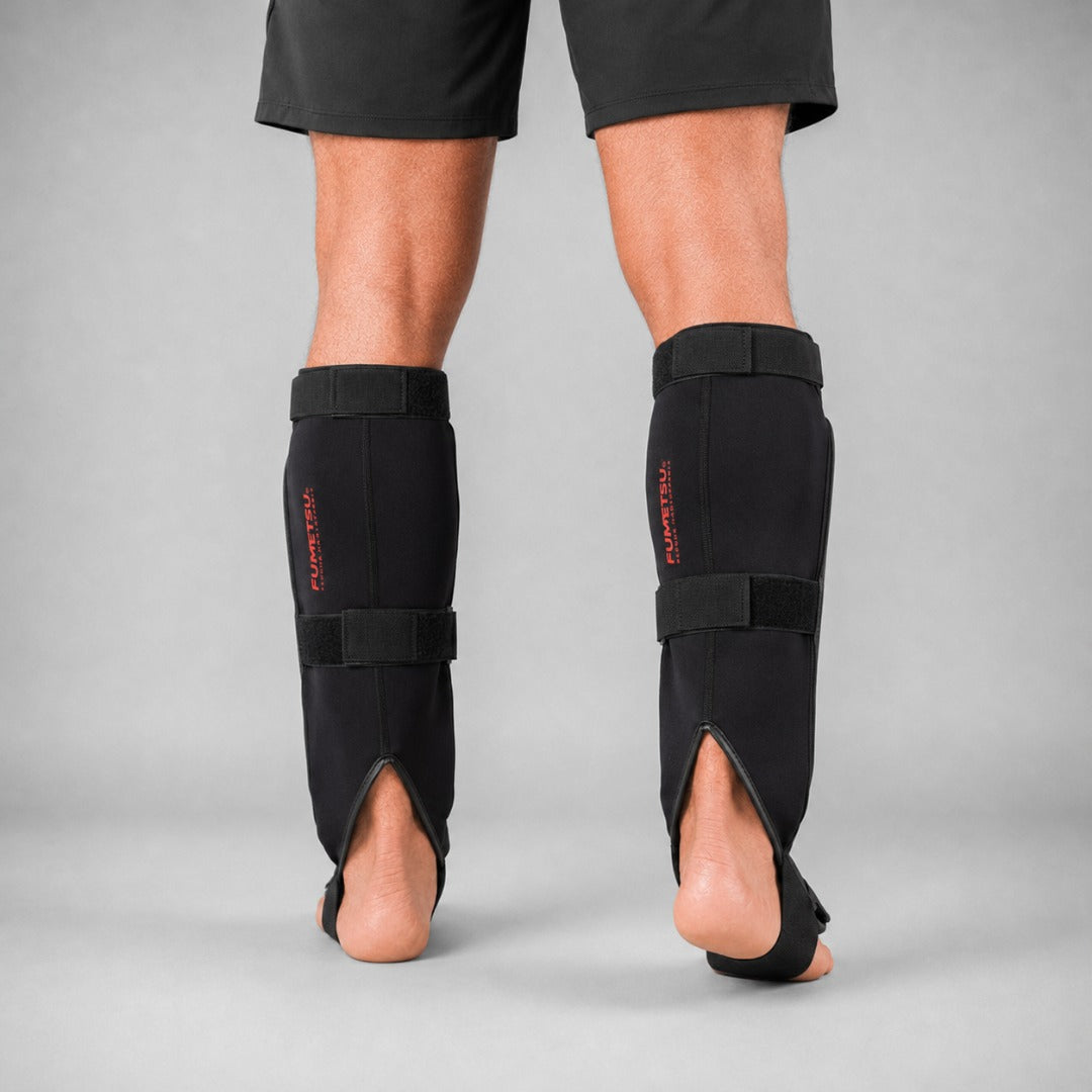 Ghost S3 MMA Shin Guards Black/Red Lifestyle 2