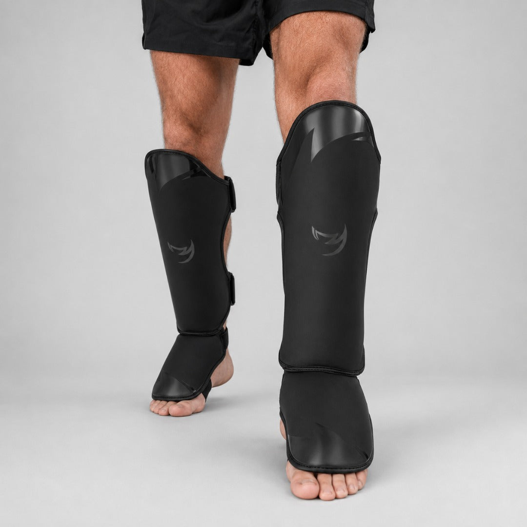 Ghost S3 Thai Shin Guards Black/Black Lifestyle 1