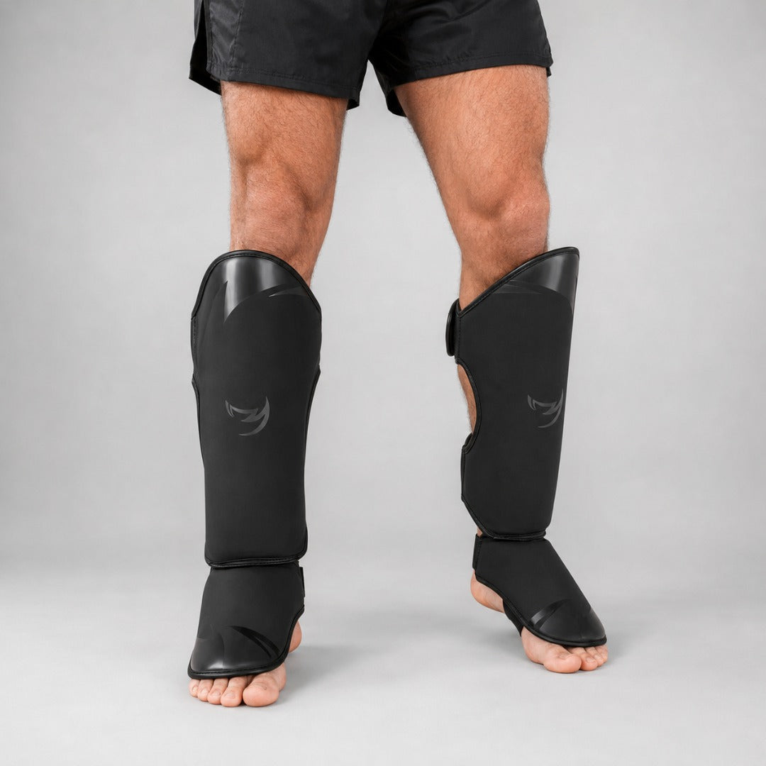Ghost S3 Thai Shin Guards Black/Black Lifestyle 2