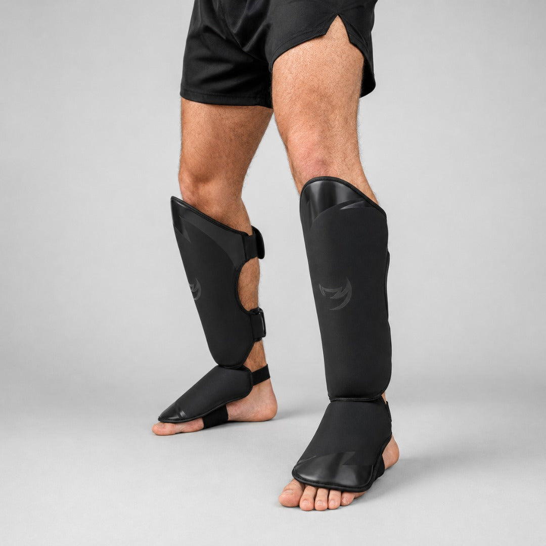 Ghost S3 Thai Shin Guards Black/Black Lifestyle 3