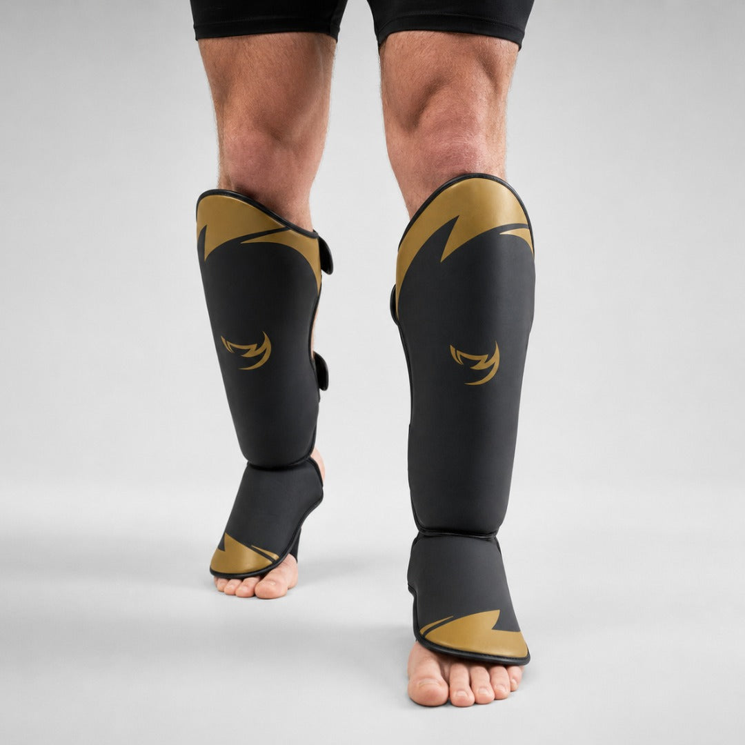 Ghost S3 Thai Shin Guards Black/Gold